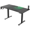 Reguliuojamo aukščio žaidimų stalas Ultradesk LEVEL V2, 140 x 68 cm, Juodos/žalios spalvos