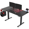 Reguliuojamo aukščio žaidimų stalas Ultradesk LEVEL V2, 140 x 68 cm, Juodos/raudonos spalvos