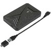 Kietasis diskas SSD Zewnętrzny Surefire GX3 Gaming, 53684, 1000GB, juoda, 2.5", USB micro B