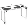 Stalo rėmas/pagrindas, elektra reguliuojamas, 72–116 cm, baltas, Ultradesk, pakeliamas rėmas