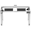 Stalo rėmas/pagrindas, elektra reguliuojamas, 72–116 cm, baltas, Ultradesk, pakeliamas rėmas