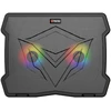 Stojak pod notebook, CP2020, su pašvietimu, su wiatrakiem, juoda, Meetion