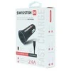 Swissten Premium automobilinis įkroviklis 12 - 24V / 1A + 2.1A + Lightning duomenų kabelis 1,2m