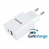 SWISSTEN maitinimo šaltinis / tinklo adapteris 30 W, 2 prievadų, USB-C, USB-A, greitas įkrovimas GaN