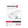 SWISSTEN maitinimo šaltinis / tinklo adapteris 30 W, 2 prievadų, USB-C, USB-A, greitas įkrovimas GaN