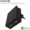 Swissten įkroviklis 2x USB-A 3 A (22048000)