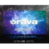 Televizorius Orava, LT-ANDR43 4K1, 43", 4K UHD 3840 x 2160, 50/60 Hz, juoda, Android TV