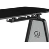 Žaidimų stalas Ultradesk Booster Gaming Desk, Glass LED RGB, Juodas