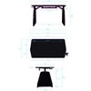 Žaidimų stalas Ultradesk Booster Gaming Desk, Glass LED RGB, Juodas