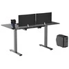 ULTRADESK LEVEL V2 žaidimų stalas, 140x68cm, 72-117cm, elektra reguliuojamas, be paminkštinimo
