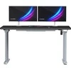 ULTRADESK QUEST žaidimų stalas, 140x70cm, 72-120cm, pilkai juodas