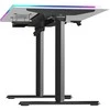 ULTRADESK QUEST žaidimų stalas, 140x70cm, 72-120cm, juoda-balta