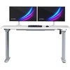 ULTRADESK QUEST žaidimų stalas, 140x70cm, 72-120cm, pilkai baltas