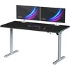ULTRADESK QUEST žaidimų stalas, 140x70cm, 72-120cm, pilkai juodas
