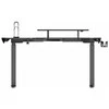 Reguliuojamo aukščio kampinis žaidimų stalas Ultradesk Winger LED RGB, Juodos spalvos
