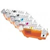 Su UPrint suderinamas rašalas / rašalas su CLI521, C-520/521 PACK, 2xblack/1xcyan/1xmagenta/1xyellow, su lustu