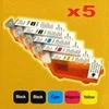 Tusz UPrint Tusz C-525/526 PACK / CLI526 2x juoda, 1x žydra, 1x purpurinė, 1x geltona