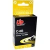 UPrint kompatybilny ink / tusz su CLI8BK, C-8B, juodas, 14ml, su chipem