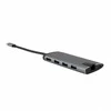 Port USB (3.1) šakotuvas su 6 prievadais, 49142, pilkas, laido ilgis 15 cm, Verbatim, 1x USB C, USB A, HDMI