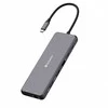 Port USB (3.2) šakotuvas, 13 prievadų, 32153, pilkas, laido ilgis 20 cm, „Verbatim“, 2x USB C, 6x USB A, 2x HDMI
