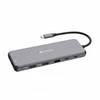 Port USB (3.2) šakotuvas, 13 prievadų, 32153, pilkas, laido ilgis 20 cm, „Verbatim“, 2x USB C, 6x USB A, 2x HDMI