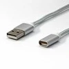 Red Fighter USB laidas (2.0), USB A M - magnetinis antgalis, 1m, sidabrinė