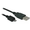 Lama Plus USB kabelis (2.0), USB A M - microUSB (M), 1.8m, juoda