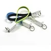 USB laidas (2.0), USB A M - microUSB (M), 0.2m, šviesiai žalias, raktų pakabukas, EOL