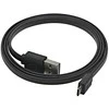 Neutralle USB laidas (2.0), USB A (M) reversable - microUSB reversable (M), 0,3m, plokščias, juoda, dvipusis, EOL