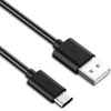 Logo USB kabelis (2.0), USB A M - USB C (M), 1m, juoda