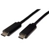 Red Fighter Raudona Fighter Raudona Fighter USB-C – USB-C laidas 0,5 m Juodas