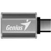 GENIUS ACC-C2A sumažinimas nuo USB-C M iki USB-A F pilkos spalvos