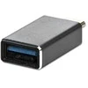 USB reduktorius, (3.1), USB C (M) - USB A F, metalinis