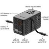 Verbatim kelioninis įkroviklis EU/UK/US GaN 1xUSB-C/1xUSB-A/2xUSB-C PD 70W mėlynos spalvos 30187
