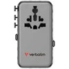 Verbatim kelioninis įkroviklis EU/UK/US GaN 1xUSB-C/1xUSB-A/2xUSB-C PD 70W juodos spalvos 30186