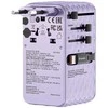Verbatim kelioninis įkroviklis EU/UK/US GaN 1xUSB-C/1xUSB-A/2xUSB-C PD 70W violetinės spalvos 30188