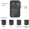 Verbatim Adapteris kelioninis EU/UK/US GaN 2xUSB-A/3xUSB-C PD 170W juodos spalvos 30190