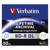 Verbatim BD-R DL, LIFETIME ARCHIVAL, 50GB, jewel case, 43846, 6x, Opakowanie 5 vnt
