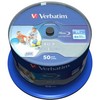 Verbatim BD-R SL, Hard Coat protective layer Wide Inkjet Printable, 25GB, Spindle, 43812, 6x, 50-pack, do archiwizacji danych