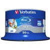 Verbatim BD-R SL, Hard Coat protective layer Wide Inkjet Printable, 25GB, Spindle, 43812, 6x, 50-pack, do archiwizacji danych