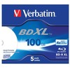 „Verbatim BD-R XL“, kietu sluoksniu, dėžutėje, 43789, 4x, 5 vnt., duomenų archyvavimui