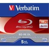 Verbatim BD-RE DL, jewel box, 43760, 2x, 5 vnt., do archiwizacji danych