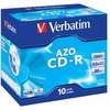 Verbatim CD-R, 43327, AZO Crystal, 10 vnt. pakuotė, 700 MB, 52x, 80 min., 12 cm, nespausdinamas, dėžutėje, duomenų archyvavimui