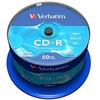 Verbatim CD-R, 43351, Extra Protection, 50-pack, 700MB, 52x, 80min., 12cm, bez możliwości nadruku, spindle, do archiwizacji danych