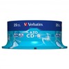 Verbatim CD-R, 43352, AZO Crystal, 25 vnt. pakuotė, 700 MB, 52x, 80 min., 12 cm, nespausdinamas, tortinė dėžutė, duomenų archyvavimui