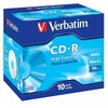 Verbatim CD-R, 43428, High Capacity, 10-pack, 800MB, 40x, 90min., 12cm, bez możliwości nadruku, jewel box, do archiwizacji danych