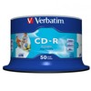 Verbatim CD-R, 43438, AZO Wide Inkjet Printable - No ID Branded, 50-pack, 700MB, 52x, 80min., 12cm, spindle, do archiwizacji danyc