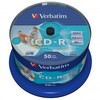 Verbatim CD-R, 43438, AZO Wide Inkjet Printable - No ID Branded, 50-pack, 700MB, 52x, 80min., 12cm, spindle, do archiwizacji danyc