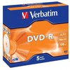Verbatim DVD-R, Matt Sidabrinis, 43519, 4.7GB, 16x, jewel box, 5-pack, bez możliwości nadruku, 12cm, do archiwizacji danych