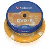 „Verbatim“ DVD-R, matinės sidabrinės spalvos, 43522, 4,7 GB, 16 kartų, dėžutėje, 25 vnt. pakuotė, nespausdinamas, 12 cm, duomenų archyvavimui